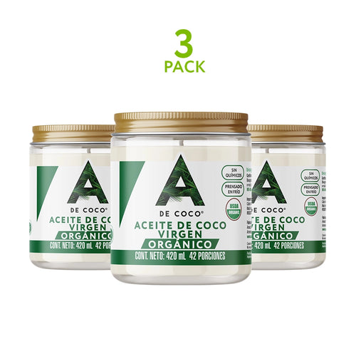 Aceite de Coco Orgánico Virgen 420ML