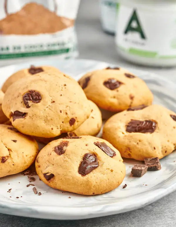galletas de coco y chocolate