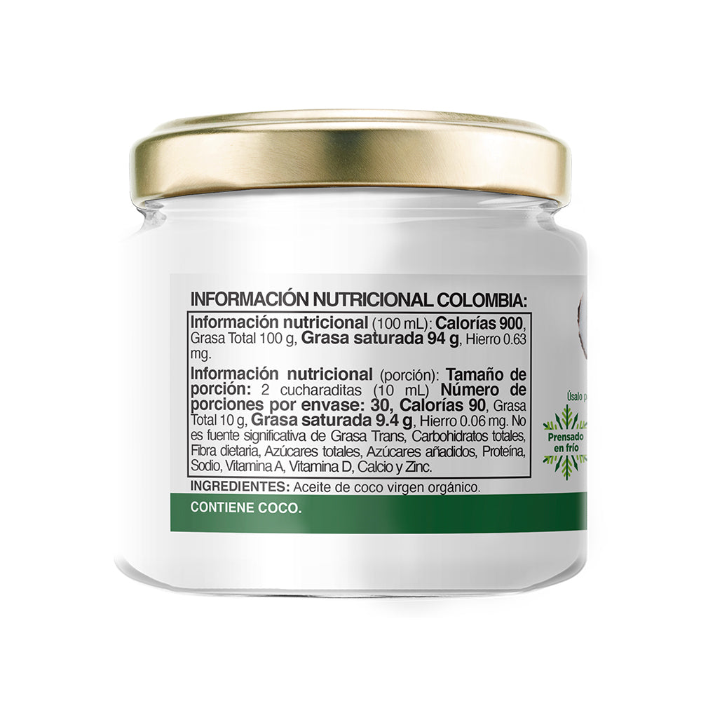 Aceite de Coco Orgánico Virgen