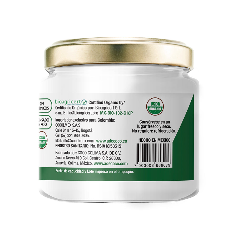 Aceite de Coco Orgánico Virgen