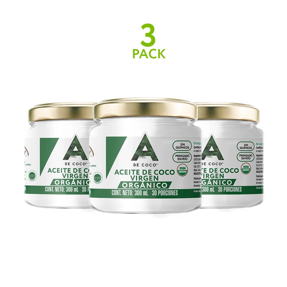 Aceite de Coco Orgánico Virgen 300ML