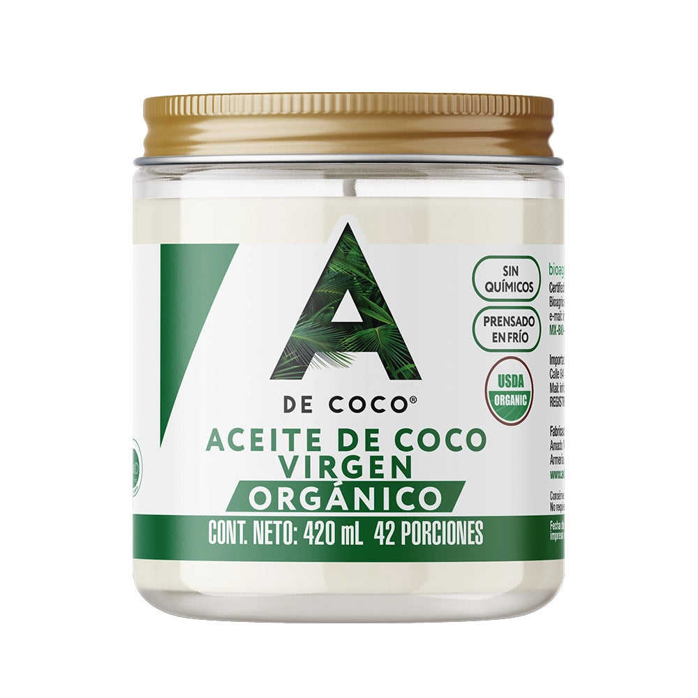 Aceite de Coco Orgánico Virgen 420ML