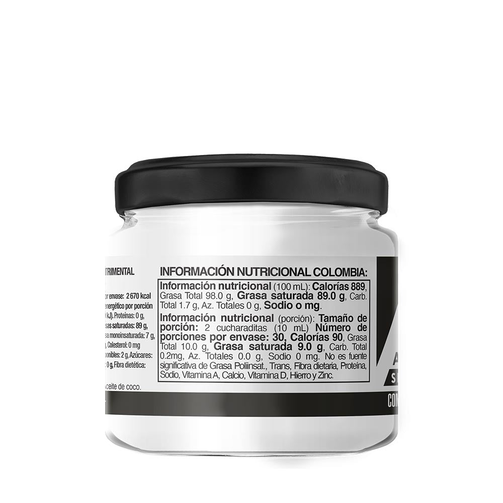 Aceite de Coco sin sabor y sin olor 300 ML
