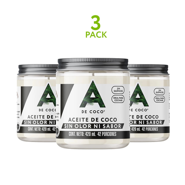 ACEITE DE COCO SIN OLOR Y SIN SABOR