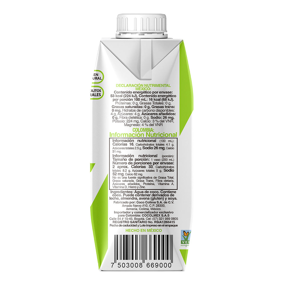 Agua de Coco 100% Natural 330ML