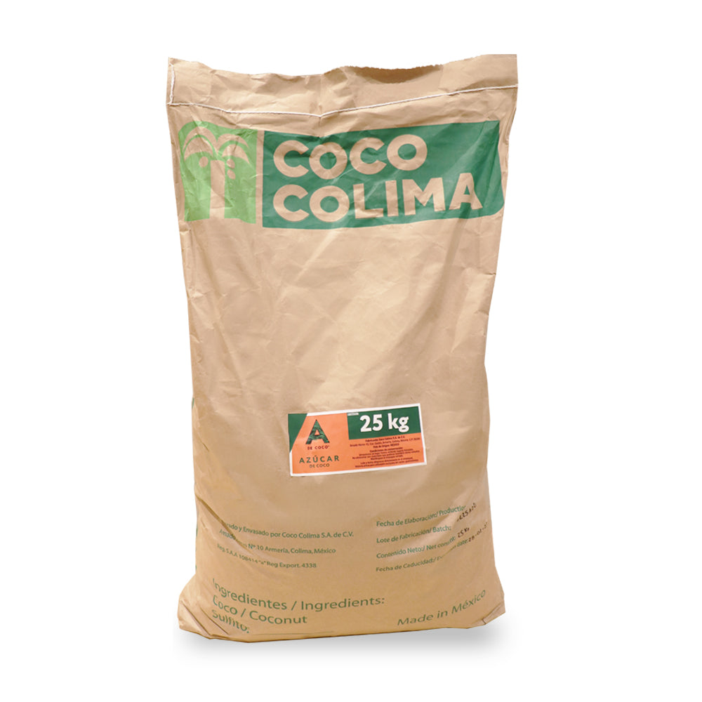 Azúcar de Coco Orgánico 25 Kilos