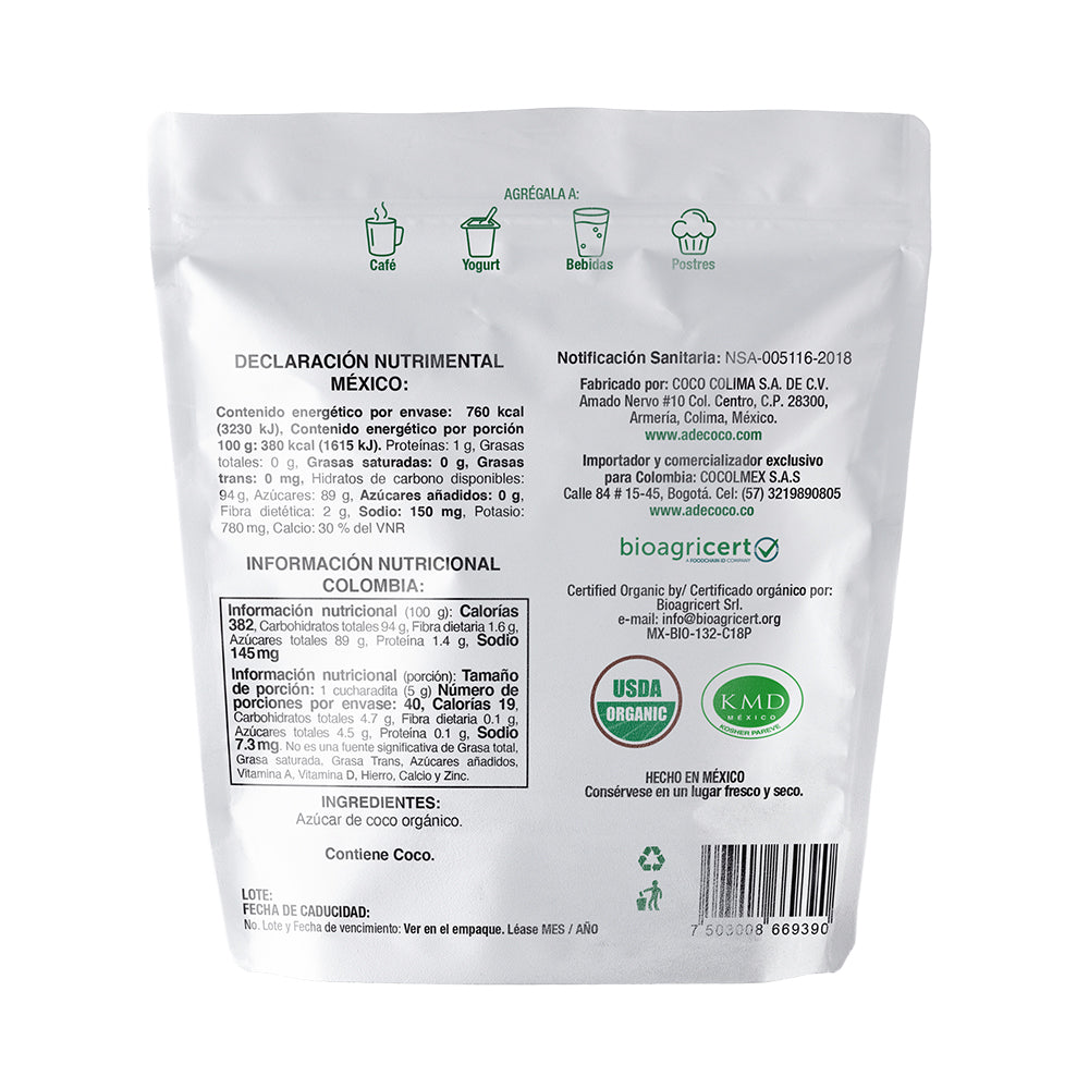 Azúcar de Coco Orgánico 200GR