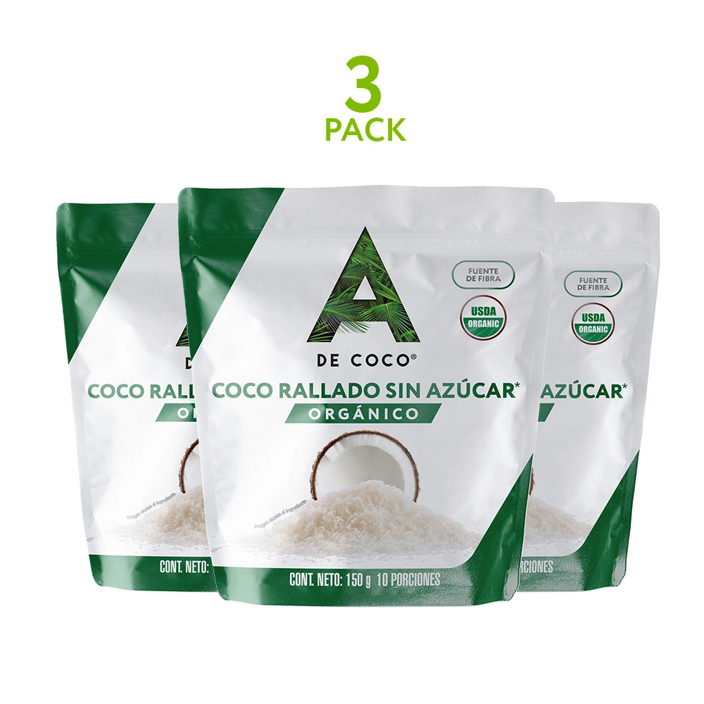 Coco Orgánico Rallado sin azúcar 150GR