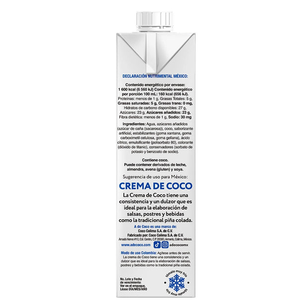 CREMA DE COCO