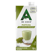 BEBIDA DE COCO CON MATCHA SIN AZÚCAR AÑADIDA