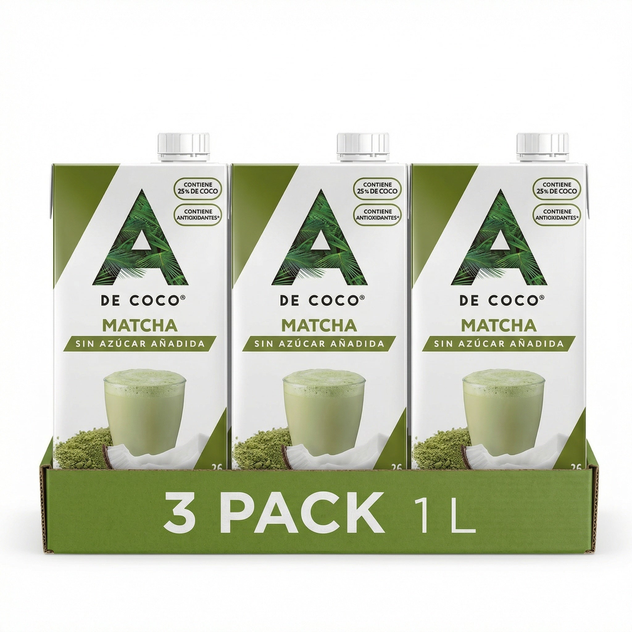 Bebida de Coco con Matcha 1L