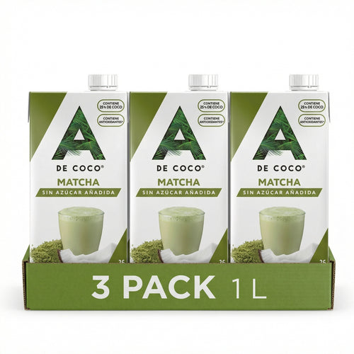 Bebida de Coco con Matcha 1L