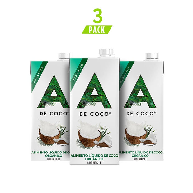 Bebida de Coco Orgánica pack x3