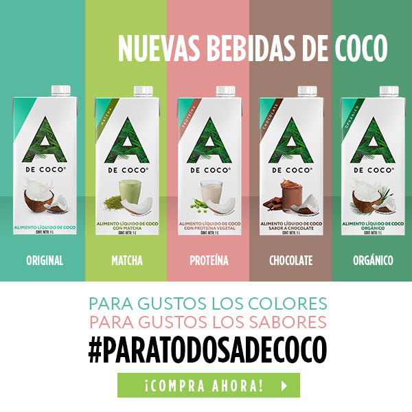 Nuevas bebidas de coco A de Coco
